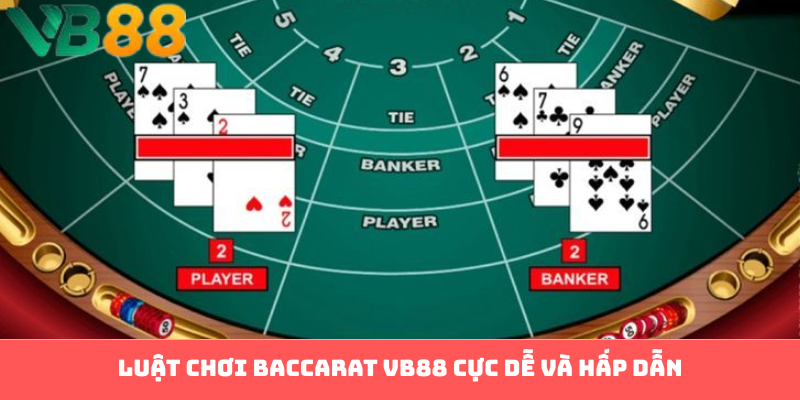 Luật chơi Baccarat VB88 cực dễ và hấp dẫn