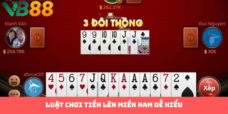 Luật chơi tiến lên miền Nam dễ hiểu